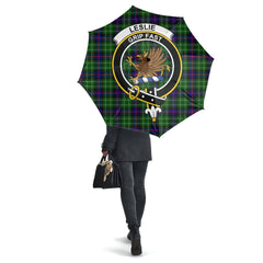 Clan Leslie Hunting Tartan Crest Umbrella MW52 Clan Leslie Tartan Today