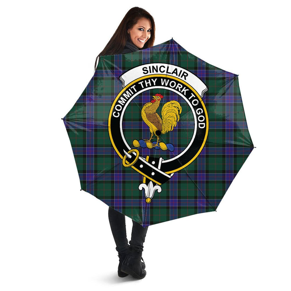 Clan Sinclair Hunting Modern Tartan Crest Umbrella DS97 Clan Sinclair Tartan Today