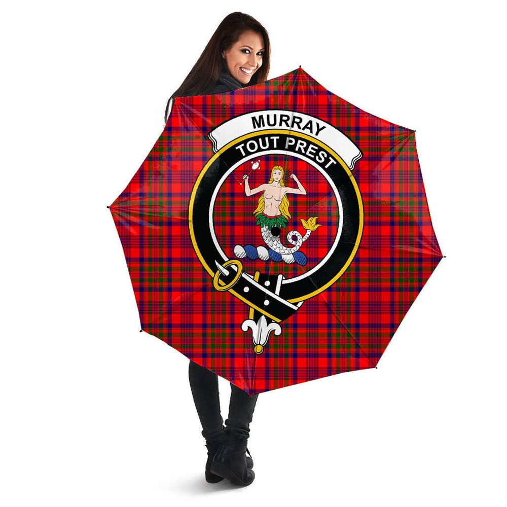 Clan Murray of Tulloch Modern Tartan Crest Umbrella PE90 Clan Murray Tartan Today