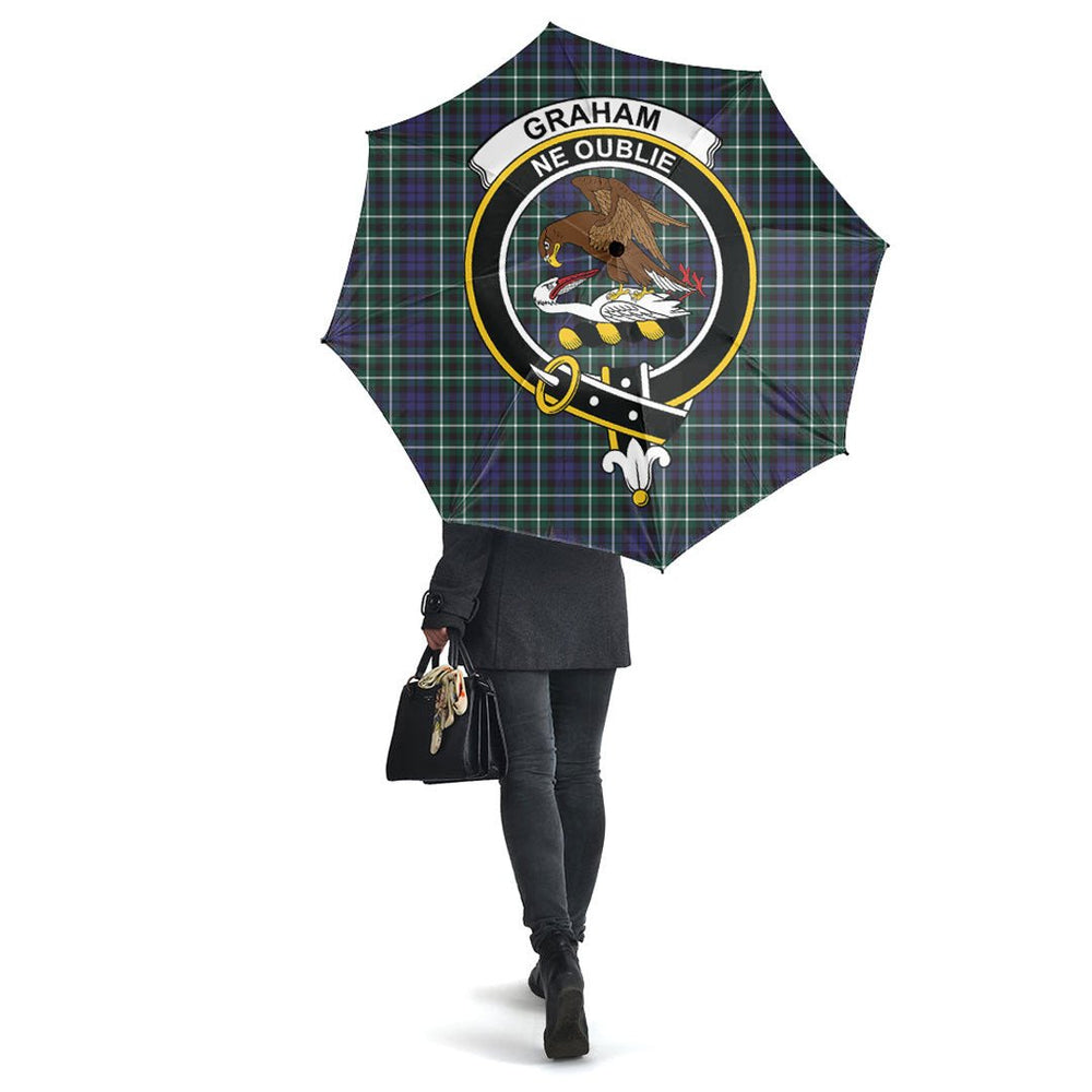 Clan Graham of Montrose Modern Tartan Crest Umbrella YA22 Clan Rose Tartan Today