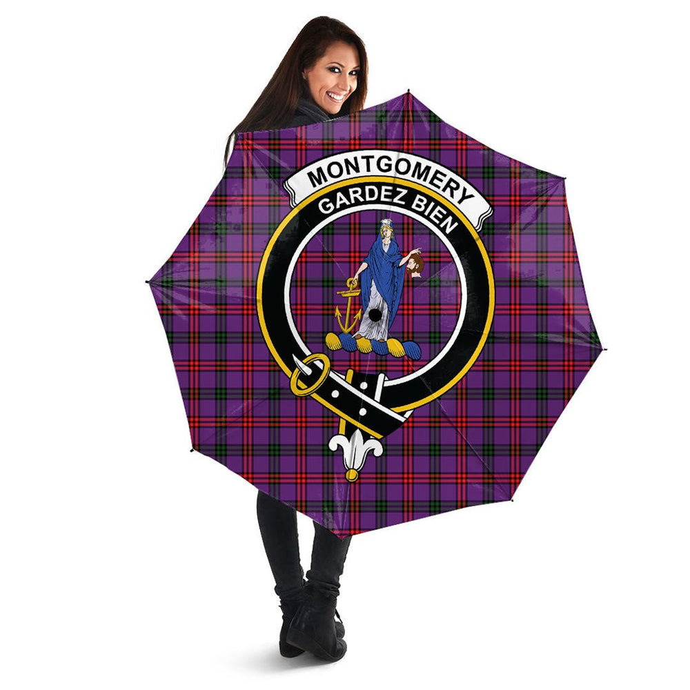Clan Montgomery Modern Tartan Crest Umbrella QE51 Clan Montgomery Tartan Today