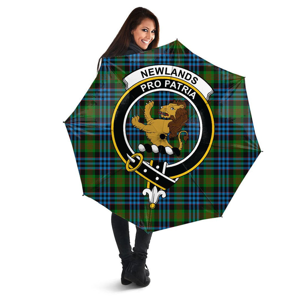 Clan Newlands of Lauriston Tartan Crest Umbrella NR48 Clan Newlands Tartan Today