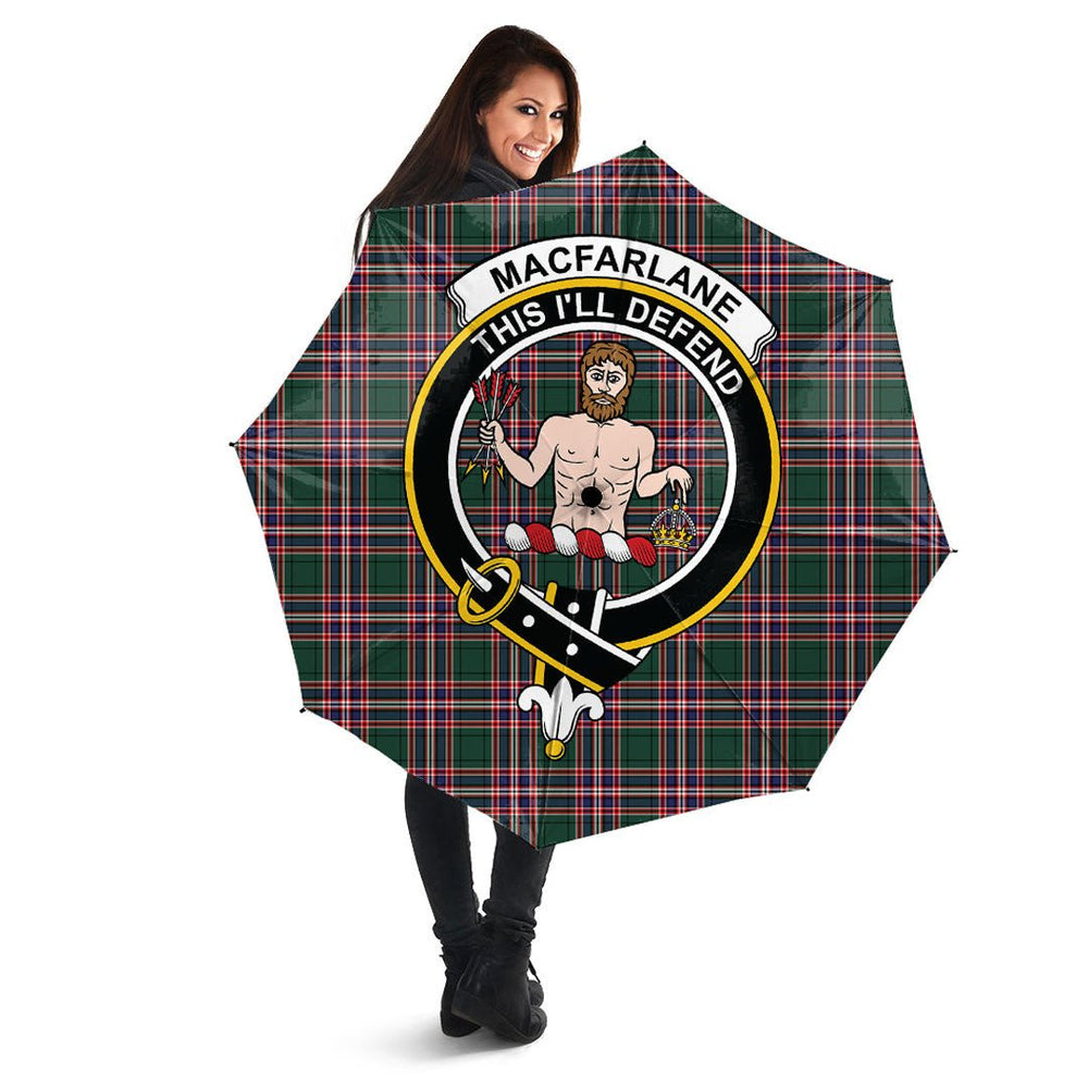 Clan MacFarlane Hunting Modern Tartan Crest Umbrella YC56 Clan MacFarlane Tartan Today
