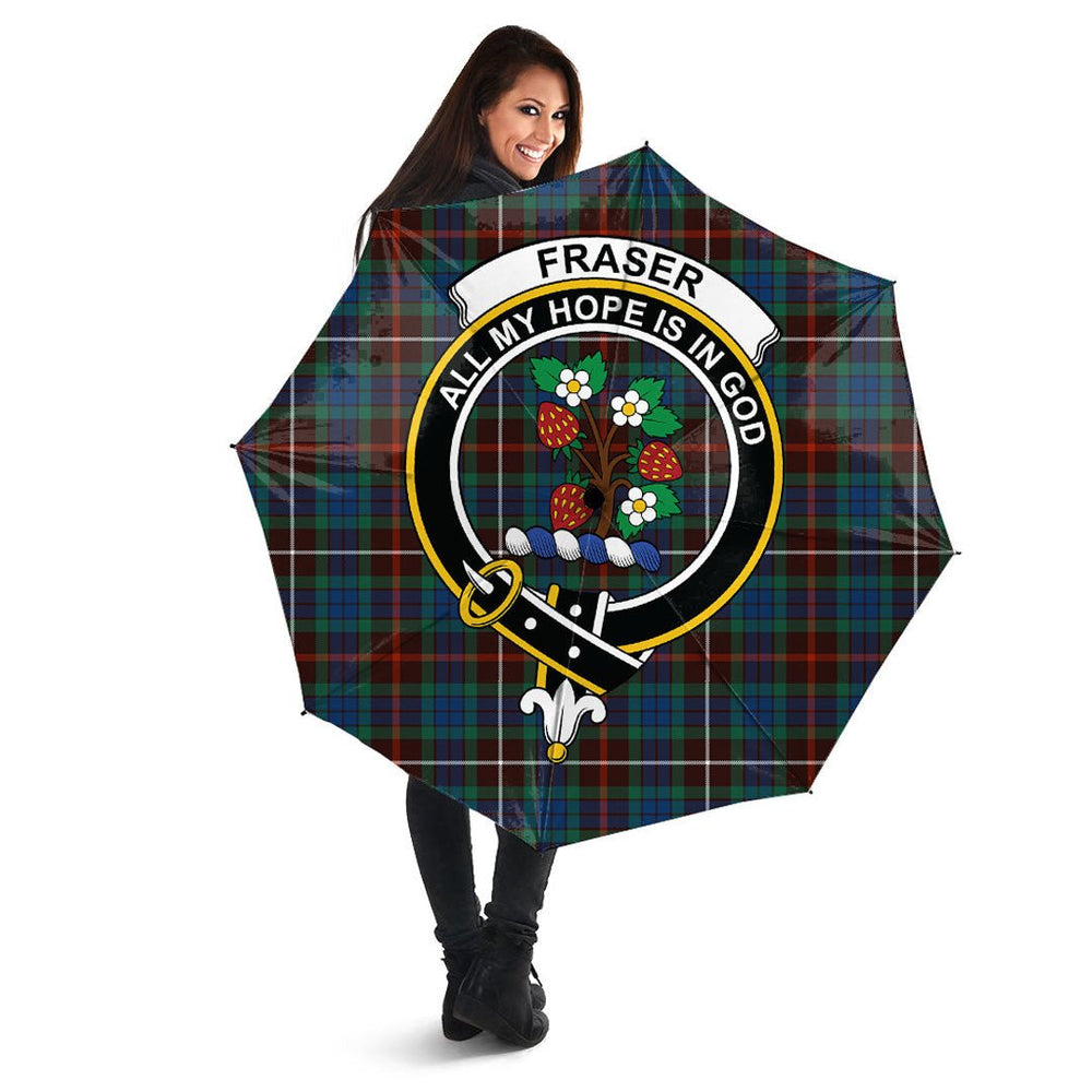Clan Fraser Hunting Ancient Tartan Crest Umbrella ZH84 Clan Fraser Tartan Today