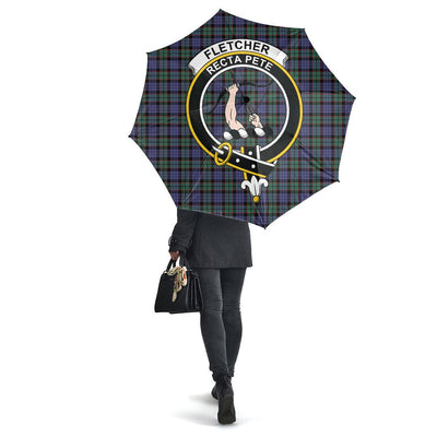 Clan Fletcher Modern Tartan Crest Umbrella