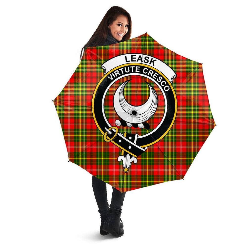 Clan Leask Tartan Crest Umbrella FK69 Clan Leask Tartan Today