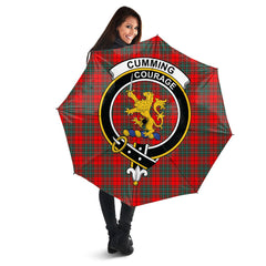 Clan Cumming Modern Tartan Crest Umbrella PB14 Clan Cumming Tartan Today