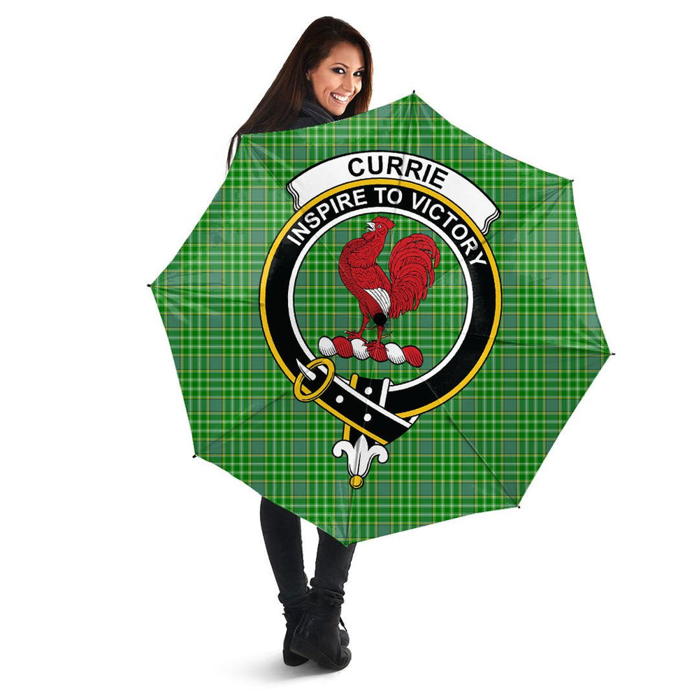 Clan Currie Tartan Crest Umbrella JD71 Clan Currie Tartan Today