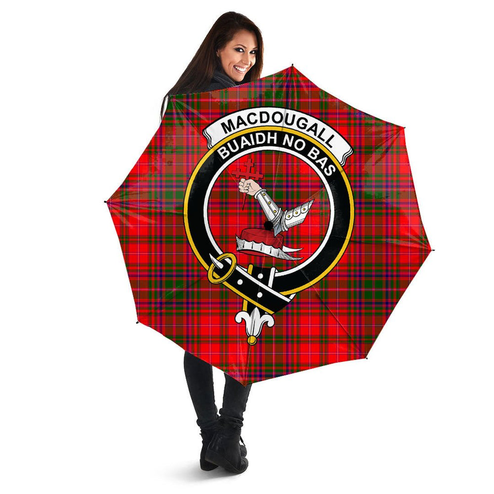 Clan MacDougall Modern Tartan Crest Umbrella OA74 Clan MacDougall Tartan Today
