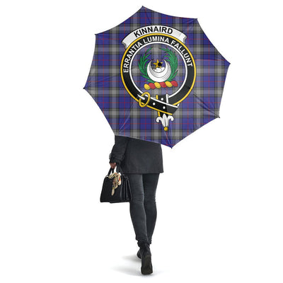 Clan Kinnaird Tartan Crest Umbrella