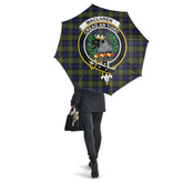Clan MacLaren Modern Tartan Crest Umbrella QE56 Clan Hall Tartan Today