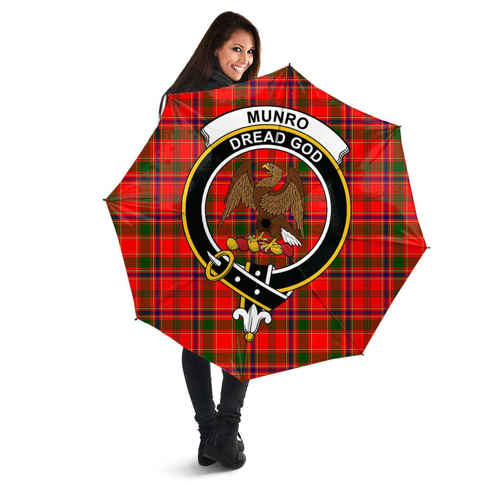 Clan Munro Modern Tartan Crest Umbrella QO55 Clan Munro Tartan Today