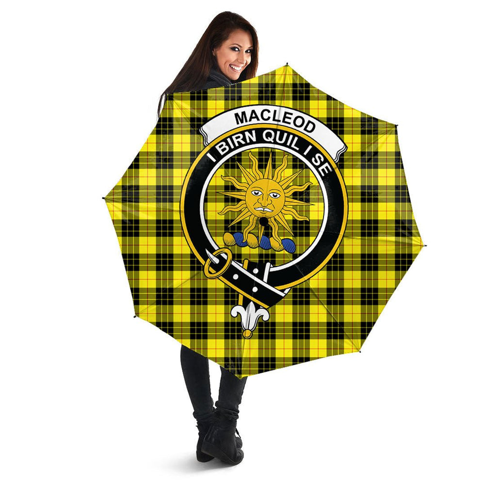 Clan MacLeod of Lewis Modern Tartan Crest Umbrella AB94 Clan Hall Tartan Today