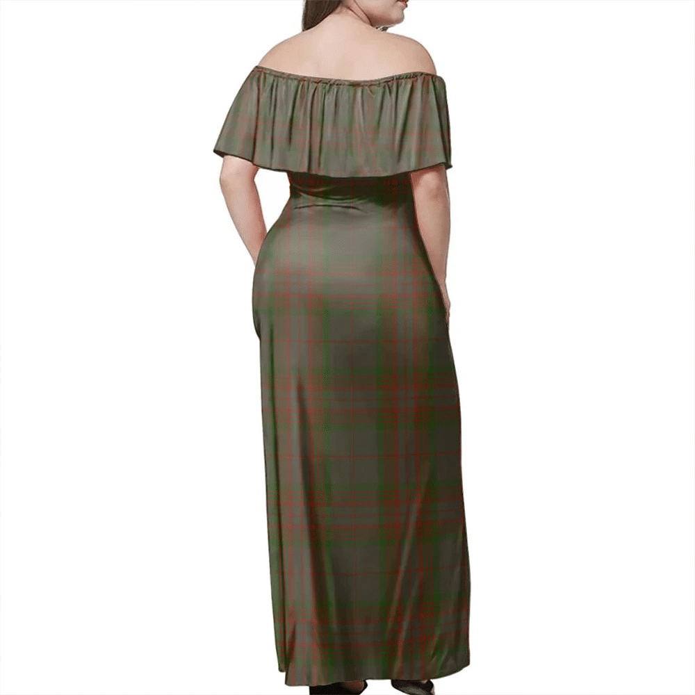 Clan Gray Tartan Hawaii Dress BW49 Clan Gray Tartan Hawaii Dress