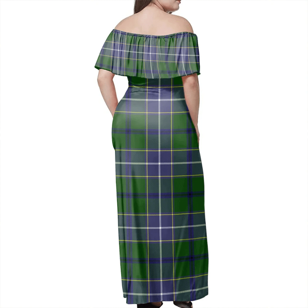 Clan Wishart Hunting Modern Tartan Hawaii Dress LK21 Clan Wishart Tartan Hawaii Dress