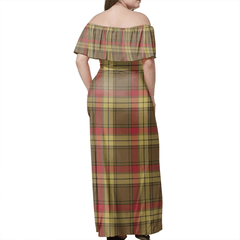 Clan MacMillan Old Weathered Tartan Hawaii Dress AX77 Clan MacMillan Tartan Hawaii Dress