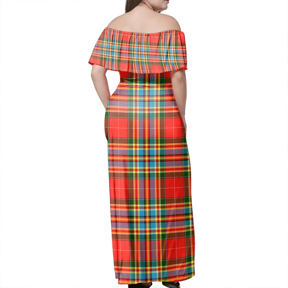 Clan Chattan Tartan Hawaii Dress PZ31 Clan Chattan Tartan Hawaii Dress