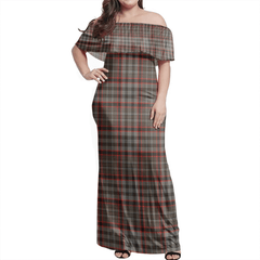 Clan Nicolson Hunting Weathered Tartan Hawaii Dress ND83 Clan Nicolson Tartan Hawaii Dress