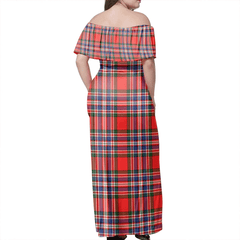 Clan MacFarlane Modern Tartan Hawaii Dress KC23 Clan MacFarlane Tartan Hawaii Dress