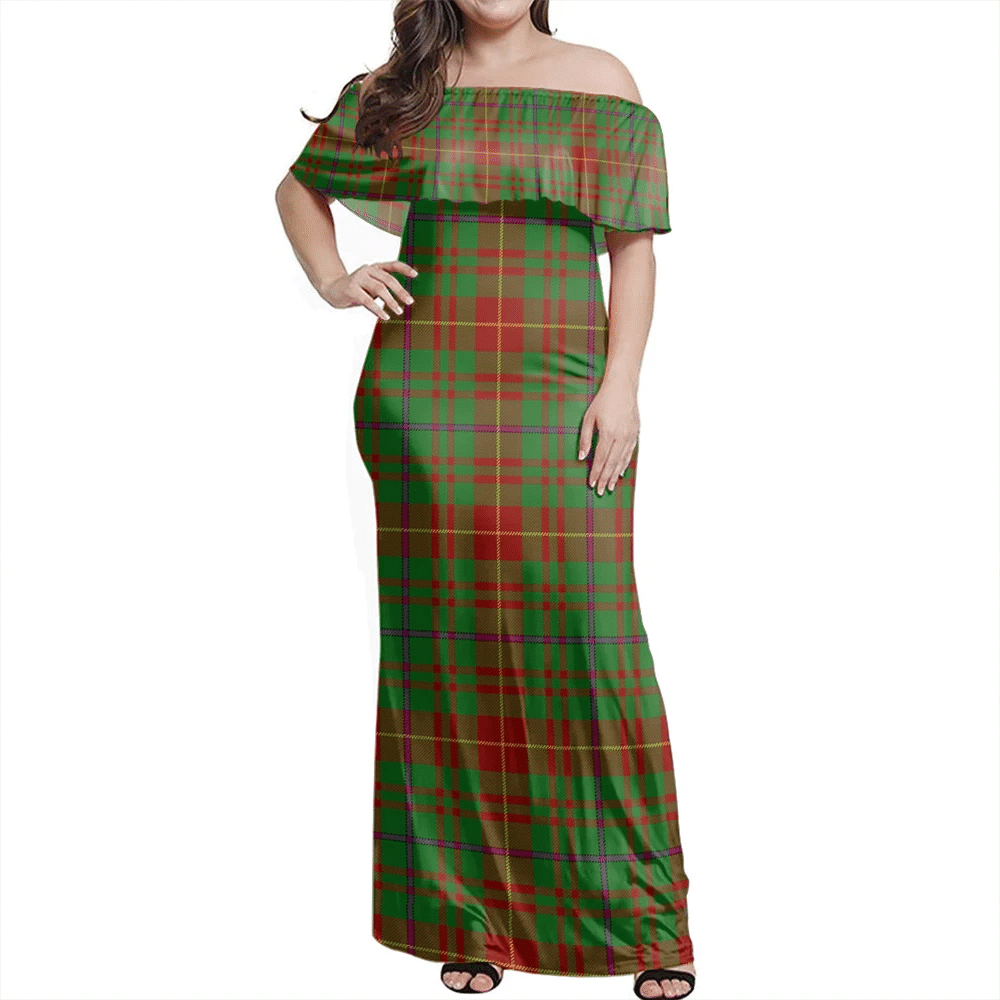 Clan Fulton Tartan Hawaii Dress GP38 Clan Fulton Tartan Hawaii Dress