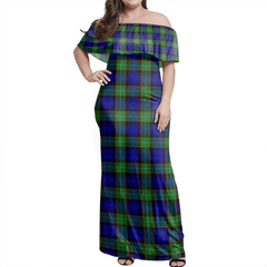 Clan Sempill Modern Tartan Hawaii Dress OP84 Clan Sempill Tartan Hawaii Dress