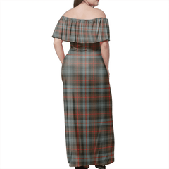 Clan Murray Of Atholl Weathered Tartan Hawaii Dress NN88 Clan Murray Tartan Hawaii Dress