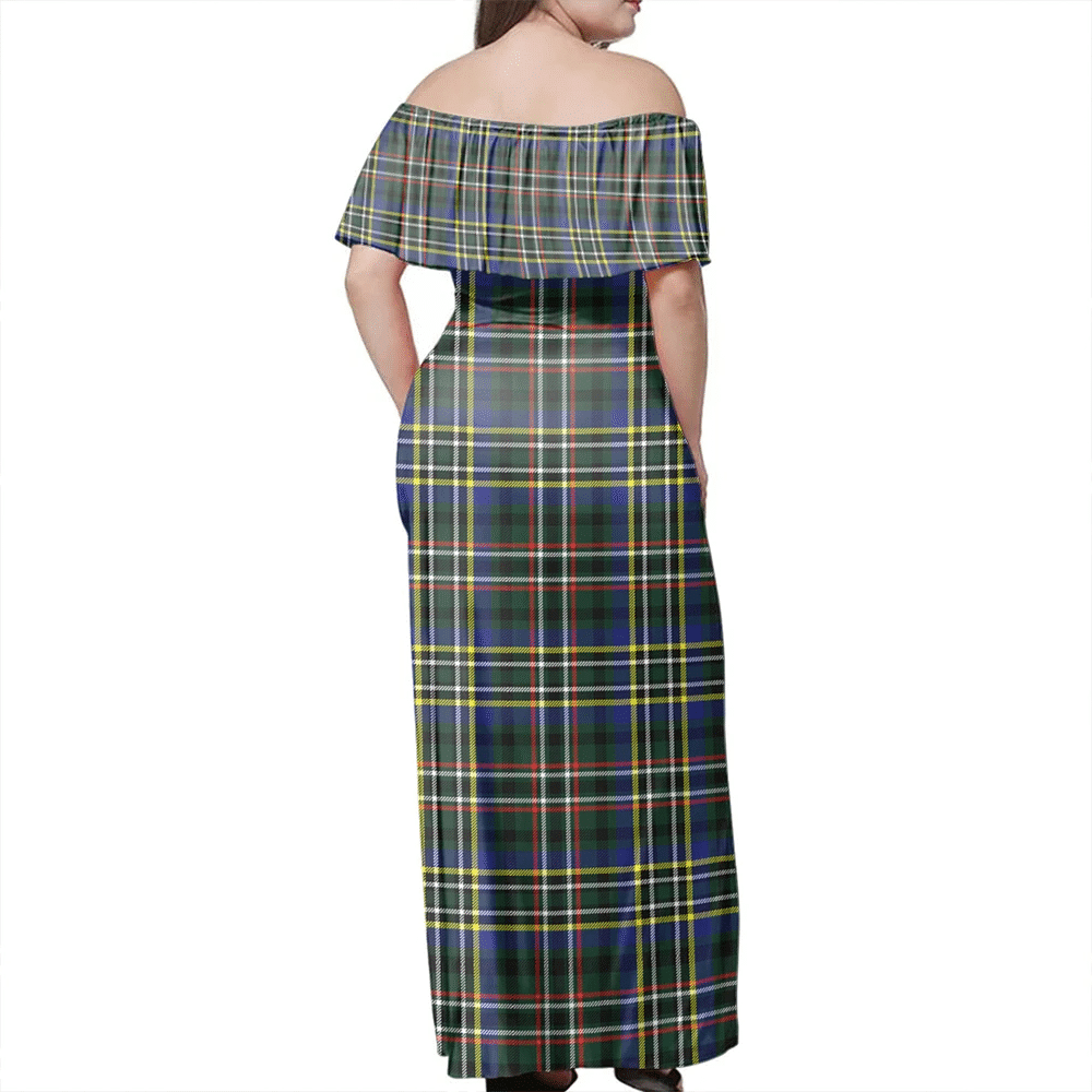 Clan Scott Green Modern Tartan Hawaii Dress OJ15 Clan Scott (Scott Tartan) Tartan Hawaii Dress