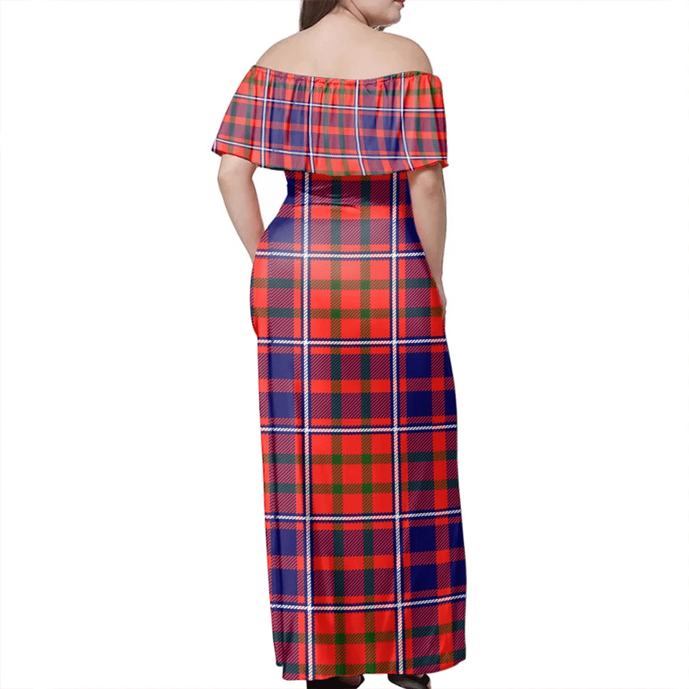 Clan Clan Cameron Of Lochiel Modern Tartan Hawaii Dress FI86 Clan Cameron Tartan Hawaii Dress
