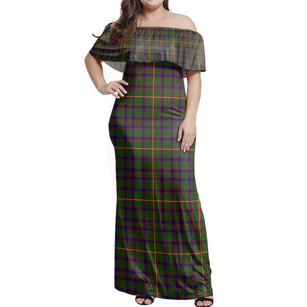 Clan Hall Tartan Hawaii Dress QY23 Clan Hall (Hall Tartan) Tartan Hawaii Dress