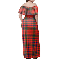 Clan Matheson Modern Tartan Hawaii Dress IB82 Clan Matheson Tartan Hawaii Dress