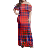 Clan Clan Cameron Of Lochiel Modern Tartan Hawaii Dress FI86 Clan Cameron Tartan Hawaii Dress