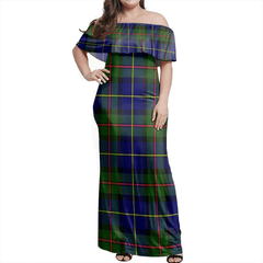 Clan MacLeod Of Harris Modern Tartan Hawaii Dress FP83 Tartan Hawaii Dress