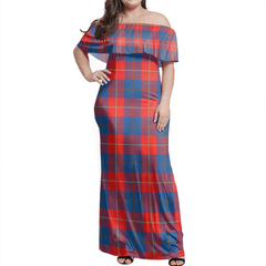 Clan Galloway Red Tartan Hawaii Dress TC10 Clan Galloway Tartan Hawaii Dress