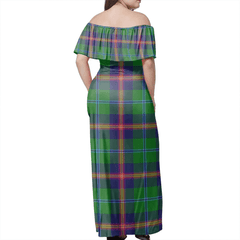 Clan Young Modern Tartan Hawaii Dress YX51 Clan Young Tartan Hawaii Dress