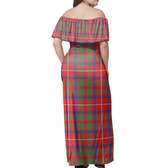 Clan Shaw Red Modern Tartan Hawaii Dress FU41 Clan Shaw Tartan Hawaii Dress