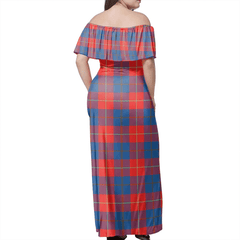 Clan Galloway Red Tartan Hawaii Dress TC10 Clan Galloway Tartan Hawaii Dress