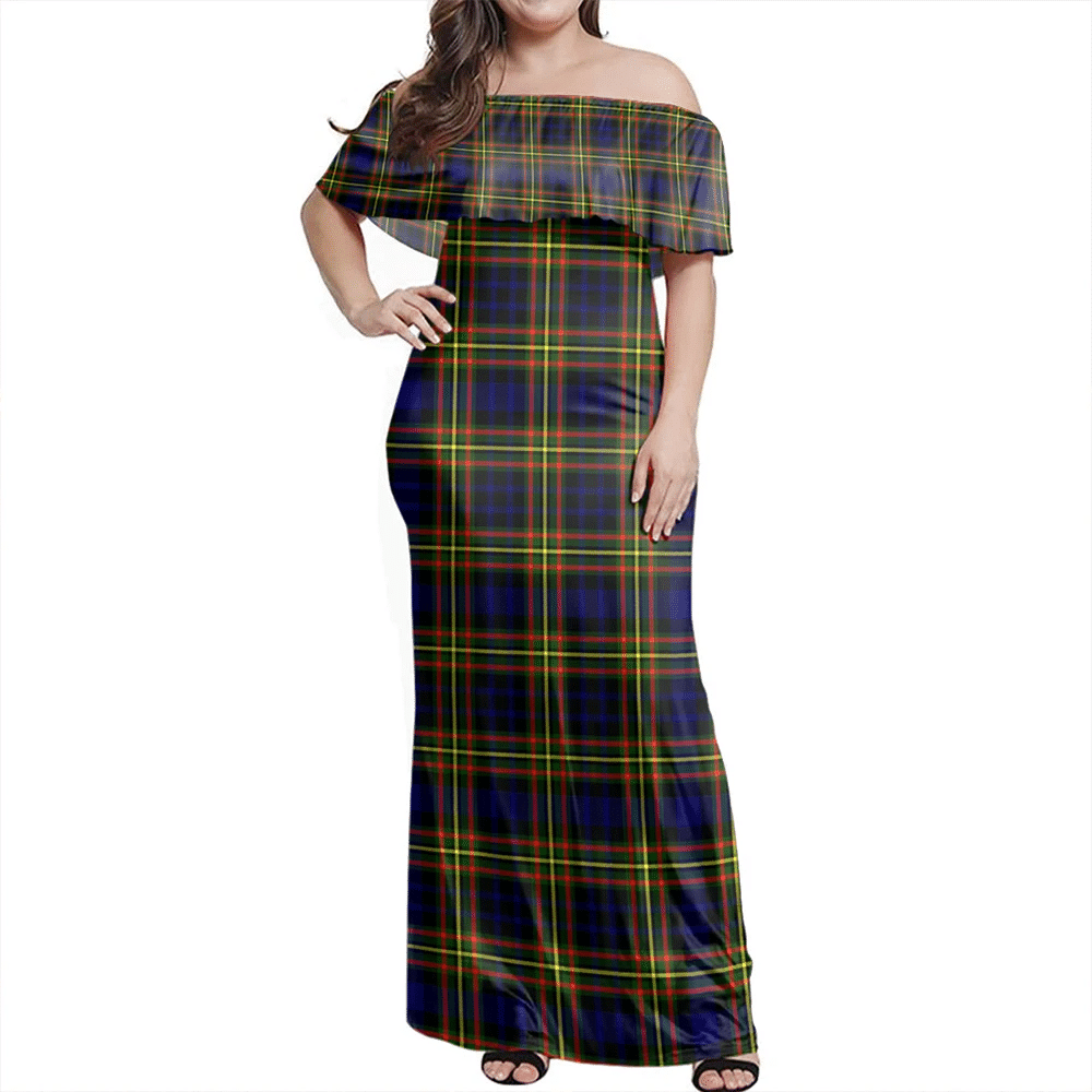 Clan MacLellan Modern Tartan Hawaii Dress OP83 Tartan Hawaii Dress