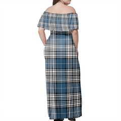 Clan Napier Modern Tartan Hawaii Dress MO60 Clan Napier Tartan Hawaii Dress