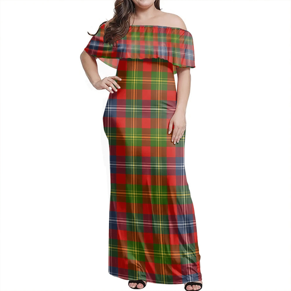 Clan Forrester Tartan Hawaii Dress BQ26 Clan Forrester Tartan Hawaii Dress