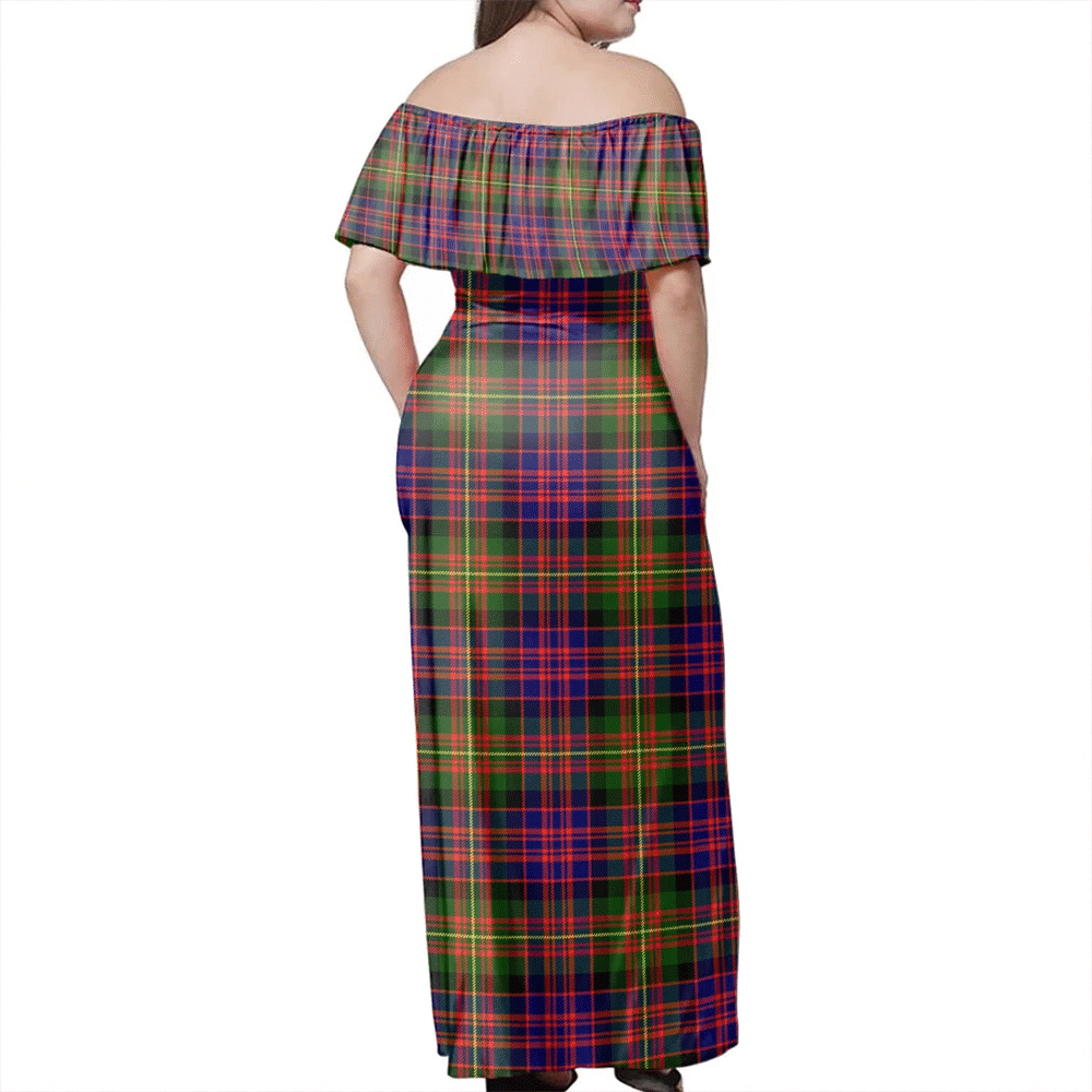 Clan Carnegie Modern Tartan Hawaii Dress FR31 Clan Carnegie Tartan Hawaii Dress