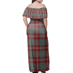 Clan Crawford Modern Tartan Hawaii Dress CO16 Clan Crawford Tartan Hawaii Dress