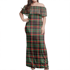 Clan Cumming Hunting Ancient Tartan Hawaii Dress NB15 Clan Cumming Tartan Hawaii Dress