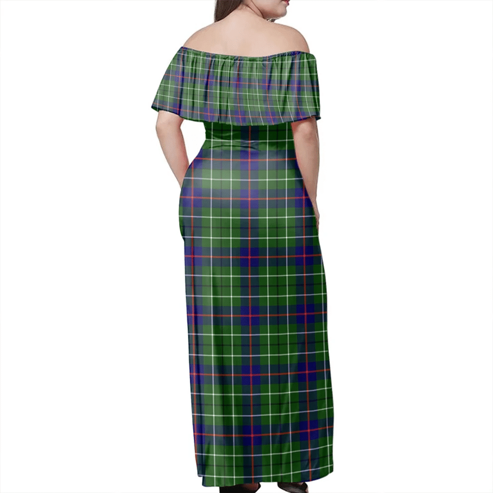 Clan Duncan Modern Tartan Hawaii Dress VY63 Clan Duncan Tartan Hawaii Dress