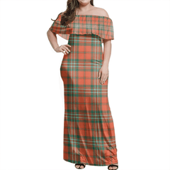 Clan Scott Ancient Tartan Hawaii Dress TD60 Clan Scott (Scott Tartan) Tartan Hawaii Dress