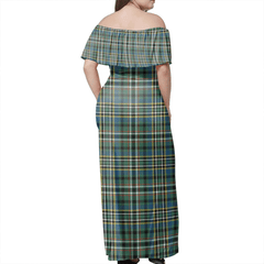 Clan Scott Green Ancient Tartan Hawaii Dress MD17 Clan Scott (Scott Tartan) Tartan Hawaii Dress