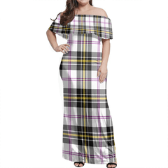 Clan MacPherson Dress Modern Tartan Hawaii Dress FX72 Clan MacPherson Tartan Hawaii Dress