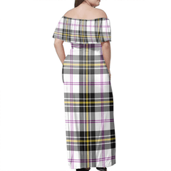 Clan MacPherson Dress Modern Tartan Hawaii Dress FX72 Clan MacPherson Tartan Hawaii Dress