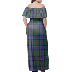 Clan Sinclair Hunting Modern Tartan Hawaii Dress KD30 Clan Sinclair Tartan Hawaii Dress