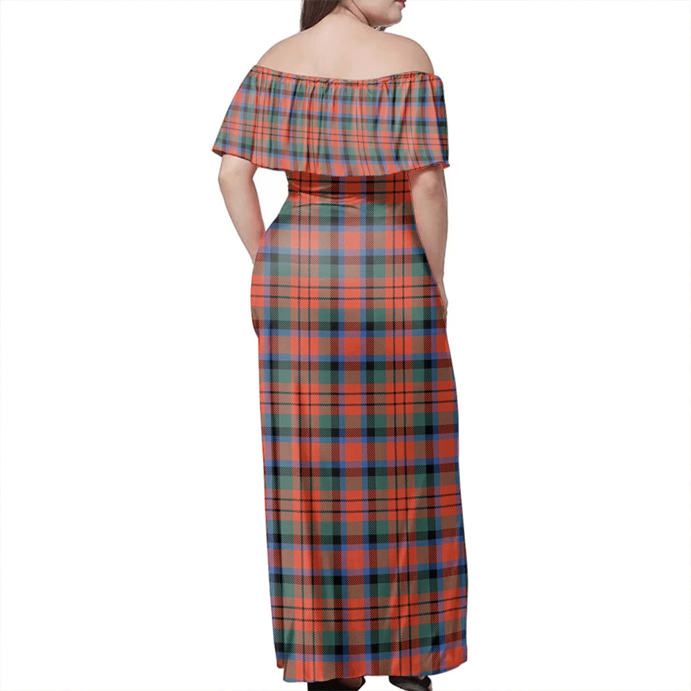 Clan MacDuff Ancient Tartan Hawaii Dress YN27 Clan MacDuff Tartan Hawaii Dress