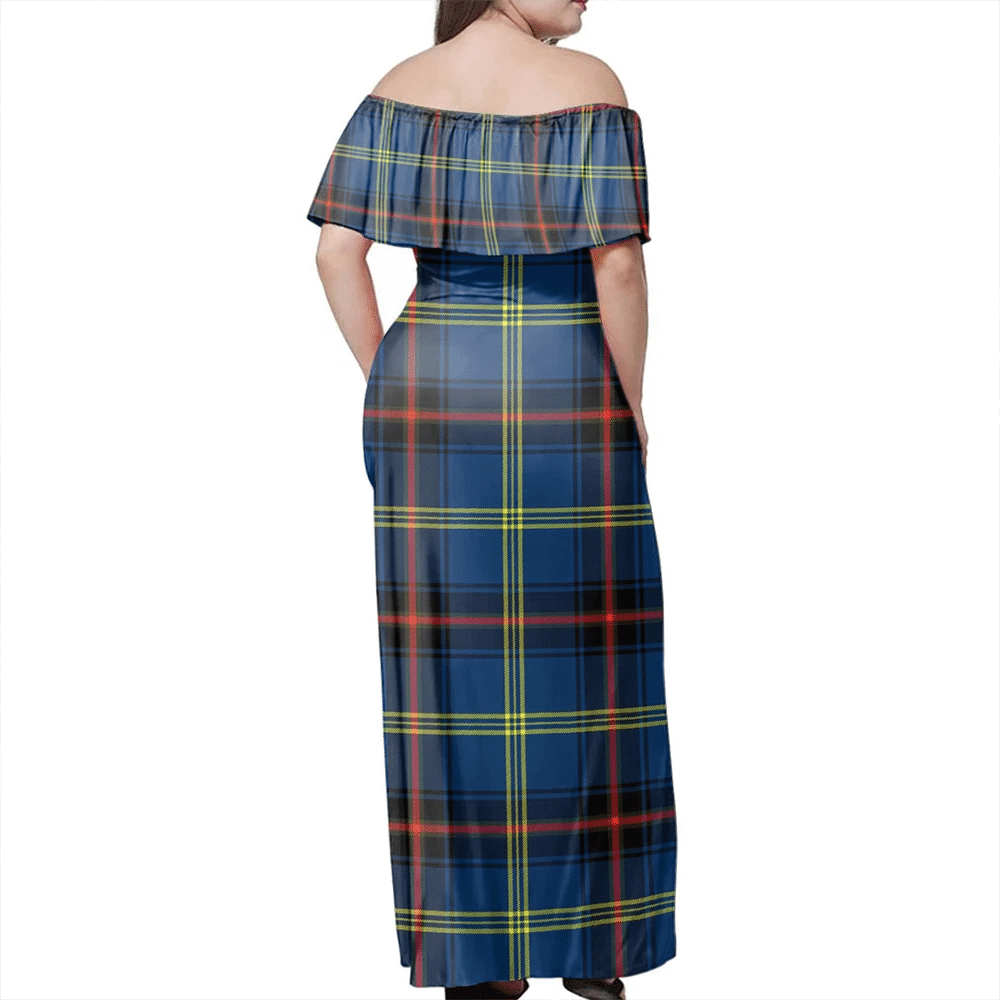 Clan Grewar Tartan Hawaii Dress KJ86 Clan Grewar Tartan Hawaii Dress